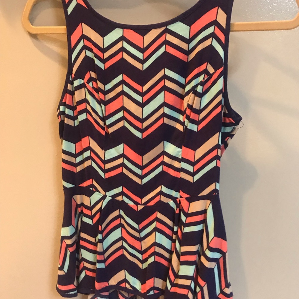 Peplum tank